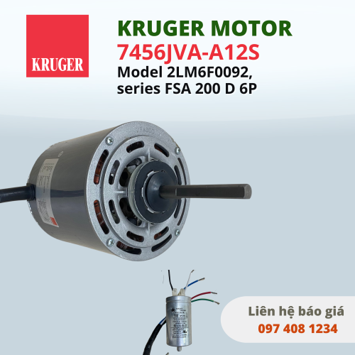 Motor Kruger 7456JVA-A12S (Model 2LM6F0092, series FSA 200 D 6P)
