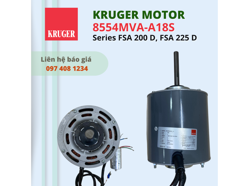 Motor Kruger 8554MVA-A18S (Series FSA 200 D, FSA 225 D)