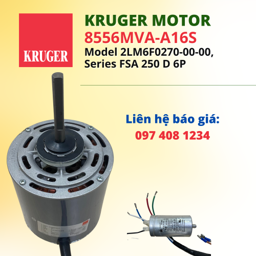 Motor Kruger 8556MVA-A16S (Model 2LM6F0270-00-00, Series FSA 250 D 6P)