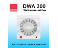 [CÓ SẴN]Quạt gắn tường Kruger DWA 300 - 250 m3/h - Đại lý chính hãng