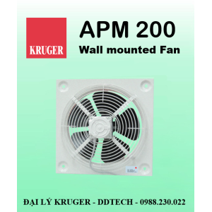 [CÓ SẴN] Quạt gắn tường Kruger APM 200 - 500 m3/h - Đại lý chính hãng