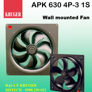 [CÓ SẴN] Quạt gắn tường Kruger APK 630 4P-3 1S - 12272 m3/h - Đại lý chính hãng