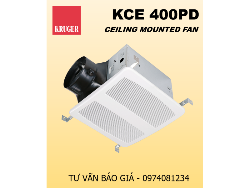 QUẠT GẮN TRẦN KRUGER KCE 400PD - CELLING MOUNTED FAN