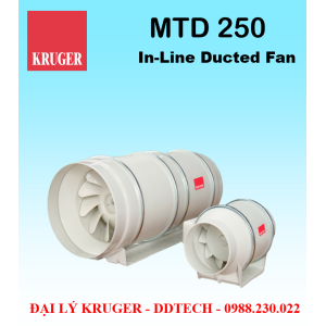 Quạt in-line nối ống gió Kruger MTD 250 -  In-Line Ducted Fan