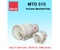 Quạt in-line nối ống gió Kruger MTD 315 -  In-Line Ducted Fan
