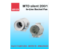 [CÓ SẴN] Quạt in-line nối ống gió Kruger MTD Silent 200/1 - 900 m3/h - Đại lý chính hãng