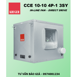 QUẠT HỘP LY TÂM KRUGER CCE 10-10 4P-1 3SY - 3857 M3/H