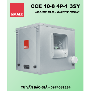 QUẠT HỘP LY TÂM KRUGER CCE 10-8 4P-1 3SY - 3639 M3/H