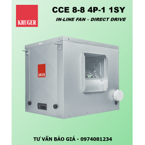 QUẠT HỘP LY TÂM KRUGER CCE 8-8 4P-1 1SY - 1613 M3/H