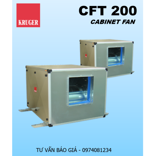 QUẠT HỘP LY TÂM KRUGER CFT 200 - CABINET FAN