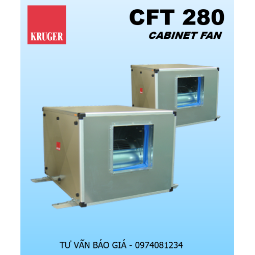 QUẠT HỘP LY TÂM KRUGER CFT 280 - CABINET FAN