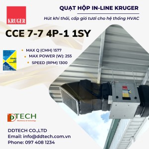 Quạt Kruger CCE 7-7 4P-1 1SY