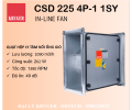 QUẠT HỘP LY TÂM KRUGER CSD 225 4P-1 1SY - 1090 M3/H