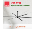 QUẠT TRẦN KRUGER/HIGH VOLUME LOW SPEED FANS KVS 3702