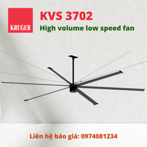 QUẠT TRẦN KRUGER/HIGH VOLUME LOW SPEED FANS KVS 3702