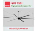 QUẠT TRẦN KRUGER/HIGH VOLUME LOW SPEED FANS KVS 5501