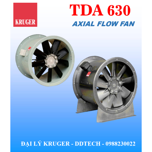 QUẠT HƯỚNG TRỤC KRUGER TDA 630 - AXIAL FLOW FAN