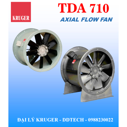 QUẠT HƯỚNG TRỤC KRUGER TDA 710 - AXIAL FLOW FAN