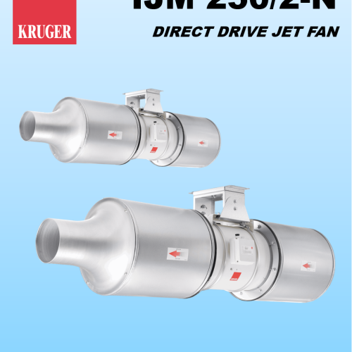 QUẠT PHẢN LỰC KRUGER IJM 250/2-N - DIRECT DRIVE JET FAN