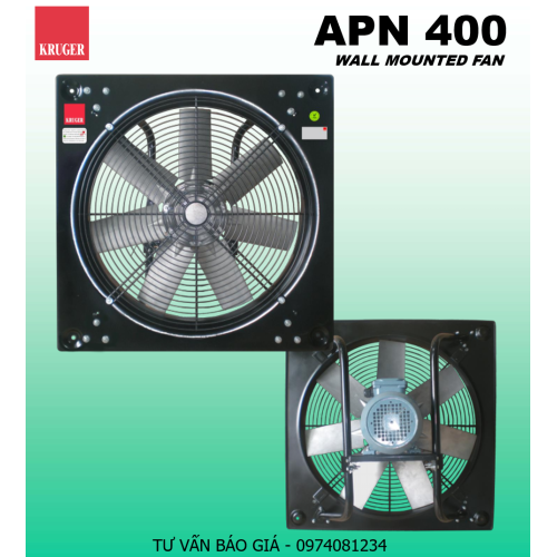 QUẠT GẮN TƯỜNG KRUGER APN 400 - DIRECT DRIVEN PROPELLER FAN