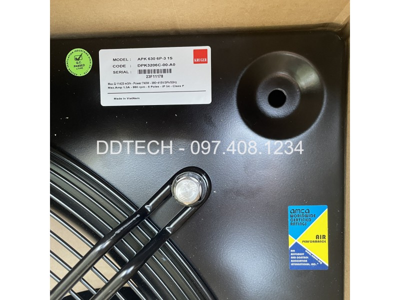 QUẠT KRUGER APK 630 4P-3 1S