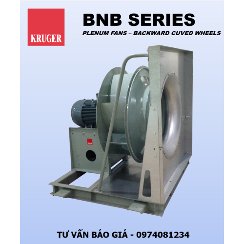 QUẠT LY TÂM BNB SERIES - PLENUM FANS - BACKWARD CUVED WHEELS