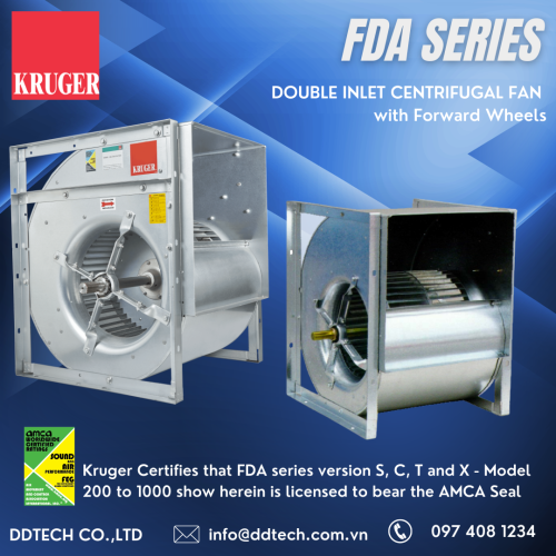 QUẠT LY TÂM KRUGER FDA SERIES