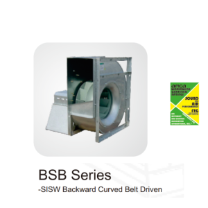 Quạt thông gió Kruger/Kruger Ventilation Fan BSB Series/BSB SINGLE INLET CENTRIFUGAL FAN with Backward Wheels