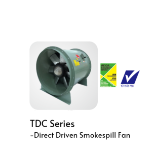QUẠT THÔNG GIÓ KRUGER/KRUGER VENTILATION - TDC Series - Axial Flow Fan - Direct Driven Type