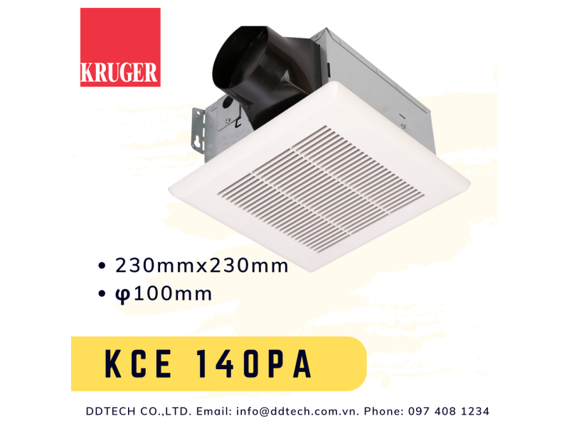 Quạt Kruger KCE 140PA