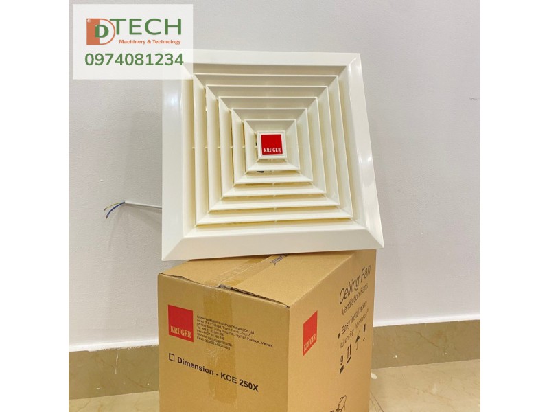 Celling Mounted Fan/Quạt Gắn Trần Kruger KCE 250X