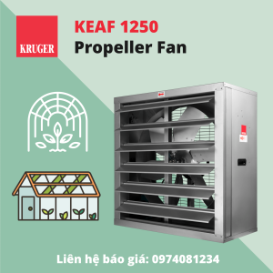 QUẠT THÔNG GIÓ NÔNG NGHIỆP/AGRICULTURE FANS KRUGER KEAF 1250