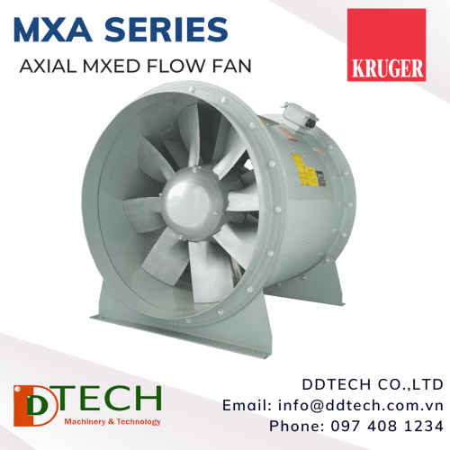 Quạt Kruger MXA Series - Axial Mixed Flow Fan