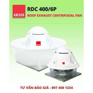 Quạt hút mái / Roof Exhaust Fans - Kruger RDC 400/6P