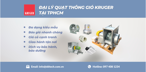 ĐẠI LÝ QUẠT THÔNG GIÓ KRUGER TẠI TPHCM