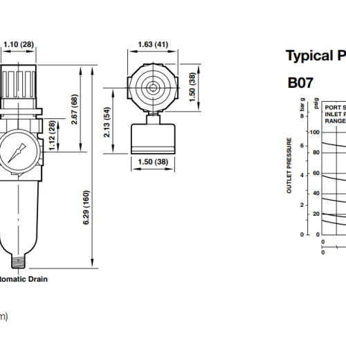 Bộ chỉnh áp Norgren B39-202-A0KA  - Đại lý chính hãng