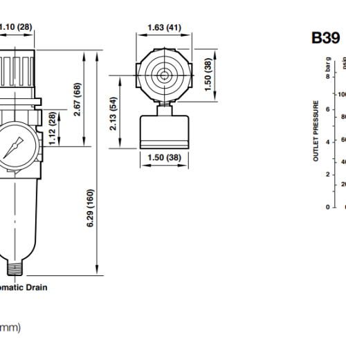 Bộ chỉnh áp Norgren B39-202-A0KA  - Đại lý chính hãng