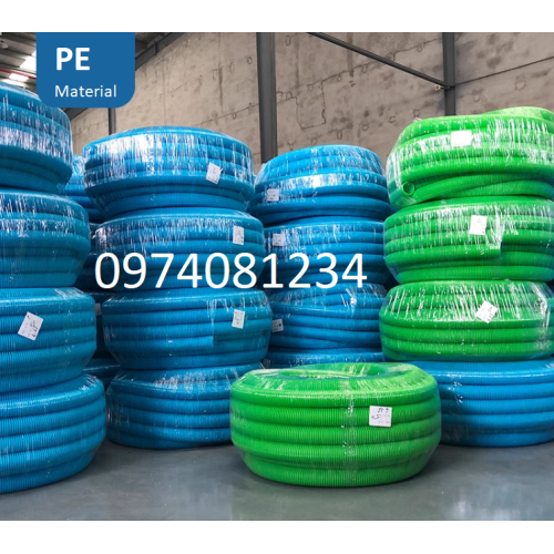 HCM - Ống gió tươi HDPE 2 lớp kháng khuẩn phi 110 (30/cuộn)