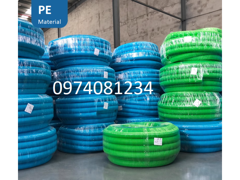 HCM - Ống gió tươi HDPE 2 lớp kháng khuẩn phi 110 (30/cuộn)