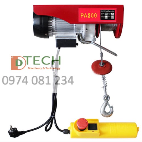 Palang điện mini PA - 110V loại 200kg, 400kg, 600kg, 800kg, 1200kg