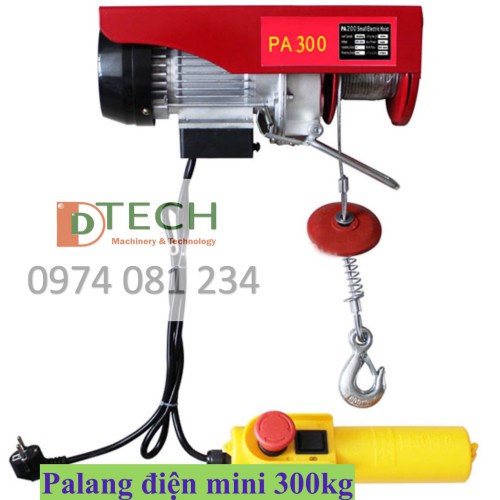 Palang điện mini PA - 110V loại 200kg, 400kg, 600kg, 800kg, 1200kg