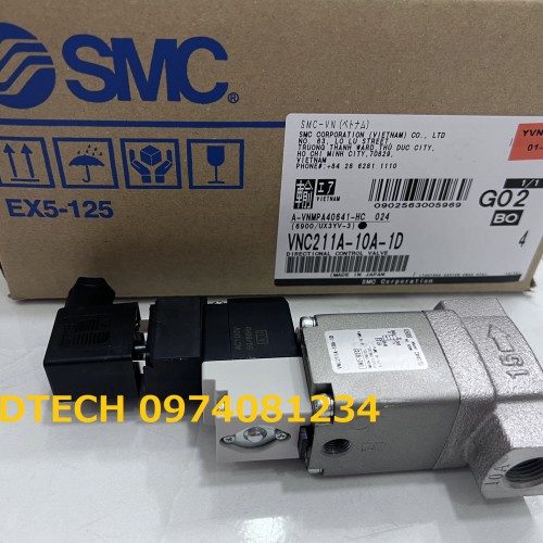 Van định hướng/External Pilot Solenoid Valve SMC VNC211A-10A-1D