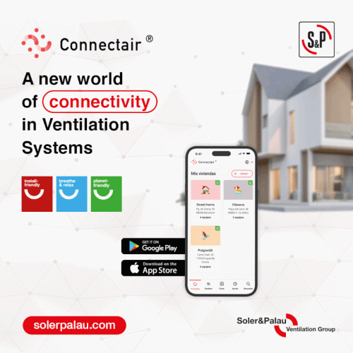 Máy cấp khí tươi hồi nhiệt NASHIRA 150 E - Thương hiệu SOLER & PALAU nhập khẩu Tây Ban Nha