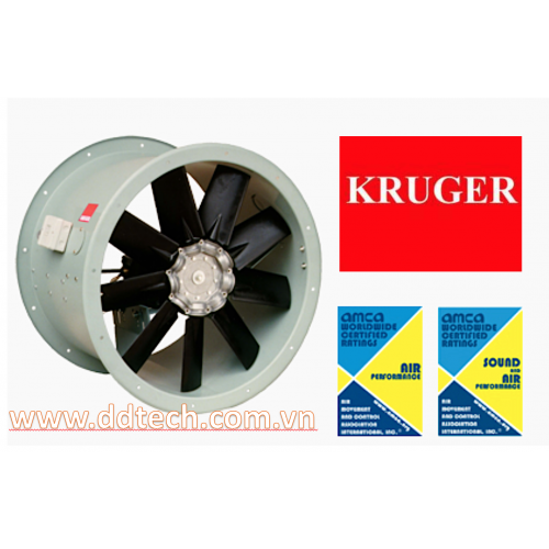 QUẠT THÔNG GIÓ KRUGER/KRUGER VENTILATION - TDA Series - Axial Flow Fan - Direct Driven Type